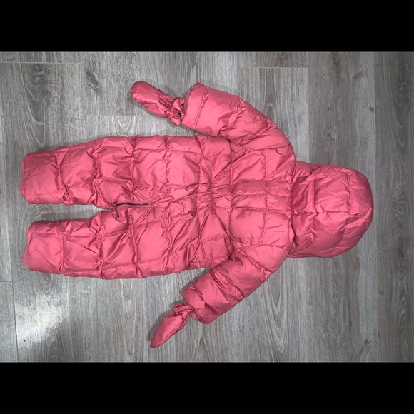 Pink Burberry Baby Snow Suit - Picture 3 of 4